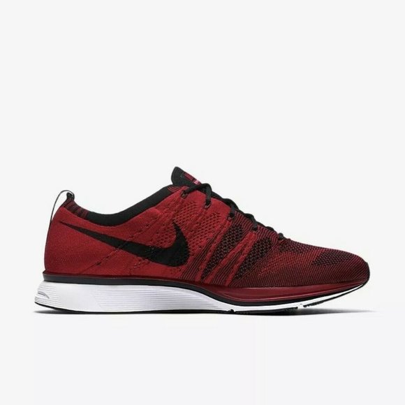 Nike Flyknit Trainer University Red Black Shoes Mens Size 10 Running AH8396-601 main image 5